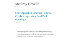 Desktop Screenshot of mcelroyflavelle.com